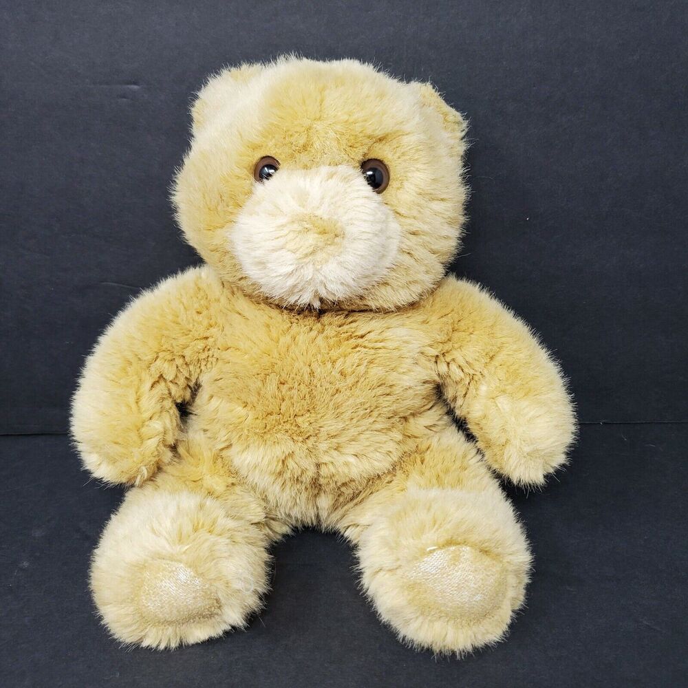 Build A Bear BAB Cat Plush Stuffed Animal 12" Tan Brown Lady Sitting Fluffy